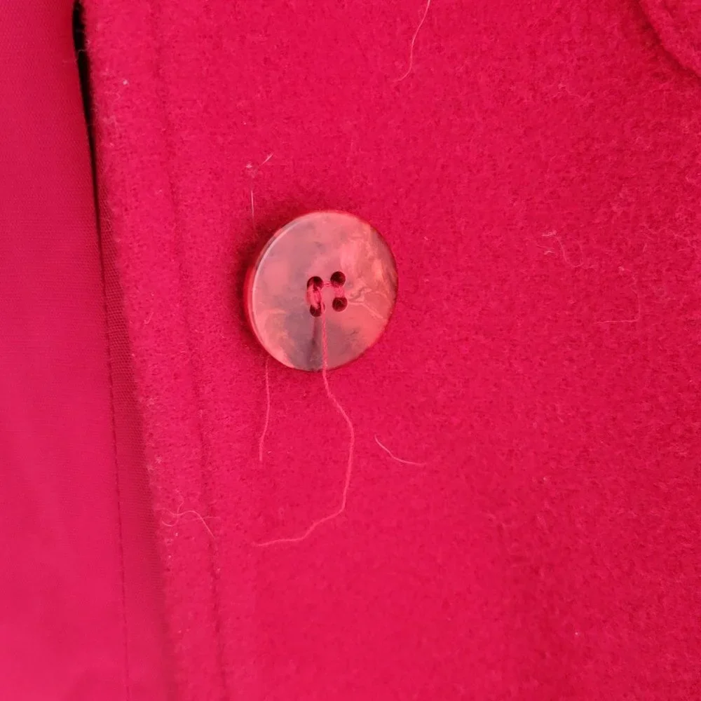 Express Red wool / nylon / cashmere jacket - Picture 7 of 14